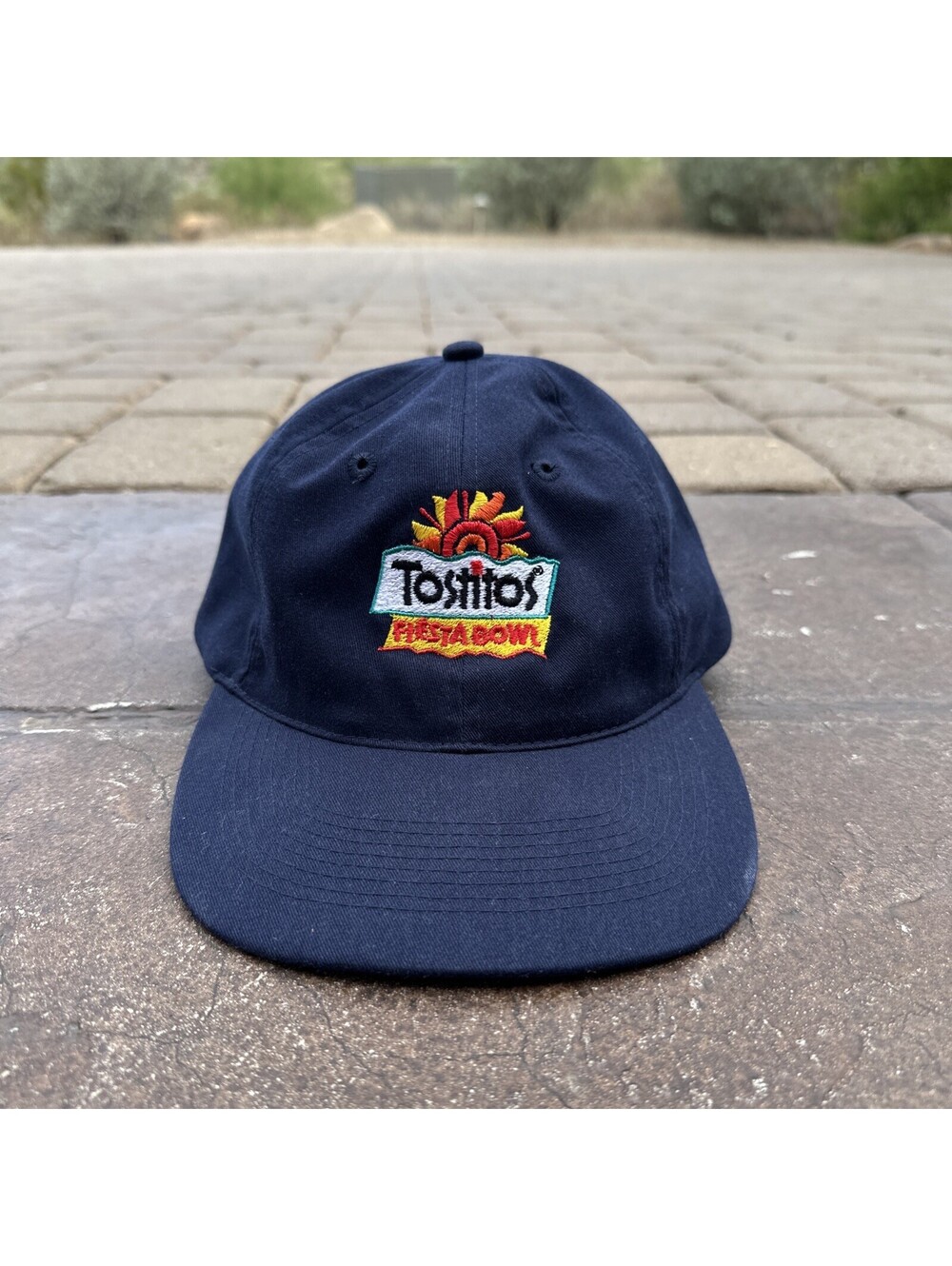 1990s Vintage Tostitos Fiesta Bowl Hat Blue Otto Cap